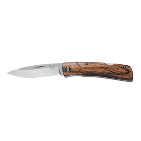 Benchmade 15051 Big Summit Lake Lock-Back Plain Edge Knife Wood Handle
