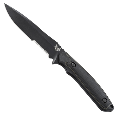 Benchmade 169 Protagonist 4.54" Fixed Serrated Edge 154CM Drop-point Blade Knife