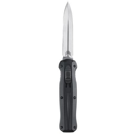 Benchmade Pagan Out-the-Front Automatic Knife, 3.96" Double-Edge Spear Point