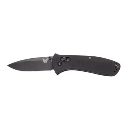 Benchmade 520 Presidio AXIS Plain Edge Knife with Drop-Point BK Coated Blade
