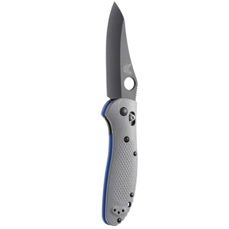 Benchmade Griptilian Folding Knife,3.45" Black Sheepsfoot Plain Edge Blade