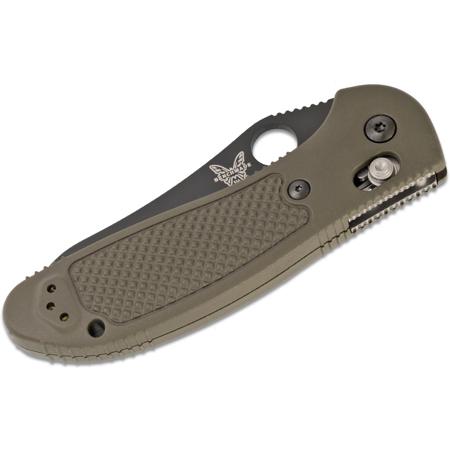 Benchmade 550 Griptilian Folding Knife, 3.45" Black Plain Edge Sheepsfoot Blade
