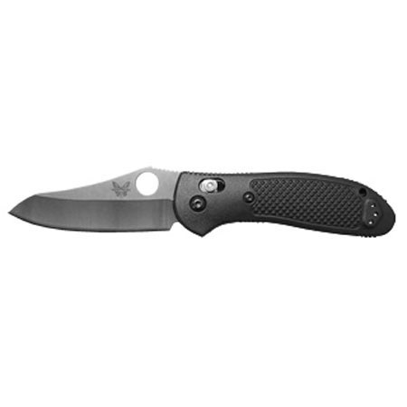 Benchmade Griptillian AXIS 3.45" Plain Edge Blade Folding Knife, Satin Finish