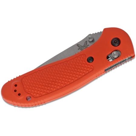 Benchmade 551 Griptilian AXIS Knife, 3.45" Satin Plain Edge Drop Point Blade