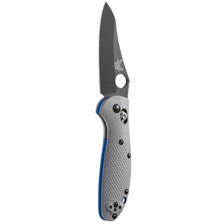Benchmade Pardue Mini Griptilian Folding Knife,2.9" Black Plain Edge Blade