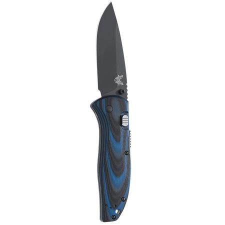 Benchmade 665 APB Assisted 3.6" Folding Plain 154CM Blade Knife, Black Blade