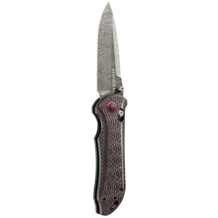 Benchmade 908-161 AXIS STRYKER II Knife, Odin Heim Patterned Damasteel Blade