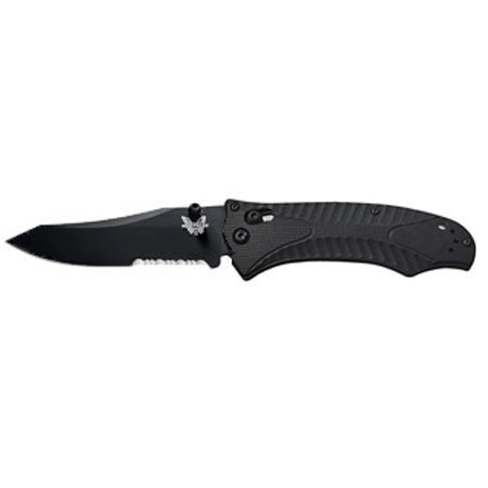 Benchmade 950 Rift AXIS ComboEdge Serrated Knife, G10 Handle
