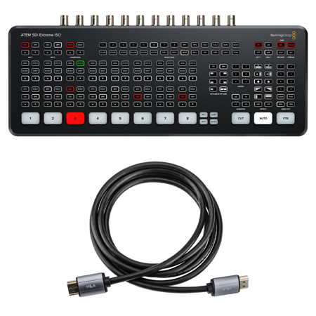 Blackmagic Design ATEM SDI Extreme ISO Live Production Switcher, w/6' HDMI Cable