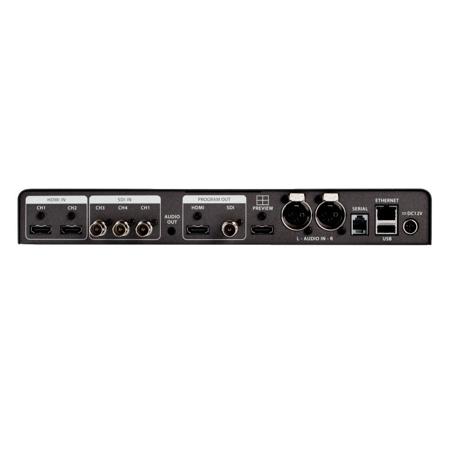 Bon Monitors 4 Input Live Digital Video Switcher with Audio and Chroma key