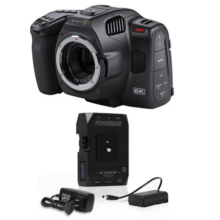 Blackmagic Design Pocket Cinema Camera 6K Pro, Bundle w/Core SWX Powerbase EDGE