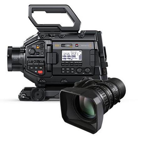 Blackmagic Design URSA Broadcast G2 Cinema Camera with Fujinon LA16x8BRM-XB1A 2/3" 4K Lens