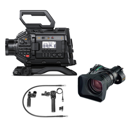 Blackmagic Design URSA Broadcast G2 Camera w/Fujinon XA20sx8.5BERM-K3 ENG  Lens CINEURSAMWC6KG2