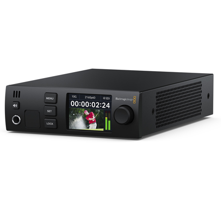 Blackmagic Design 2110 IP SDI to HDMI 12G Converter with 2x 3-Pin XLR