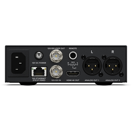 Blackmagic Design 2110 IP SDI to HDMI 12G Converter with 2x 3-Pin