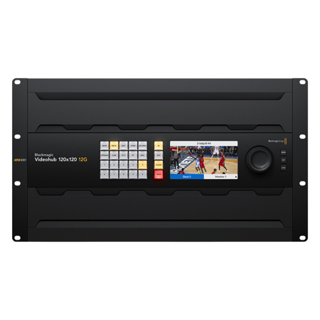 Blackmagic Design Videohub 12G Router, 120 Inputs and 120 Outputs