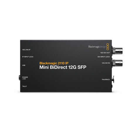 Blackmagic Design 2110 IP Mini BiDirect 12G SFP Converter