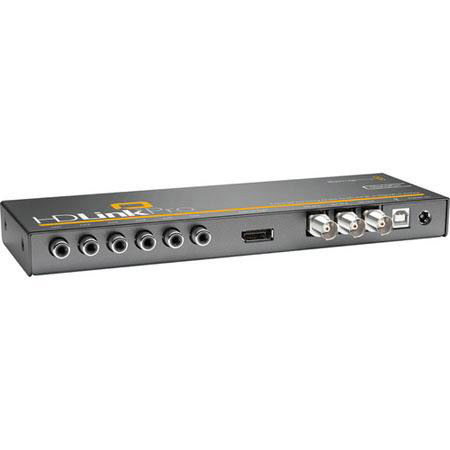 Blackmagic Design HDLink Pro 3D Displayport, DVI/HDMI Monitoring, 6 Channels RCA Analog Audio Out, 3D Lookup Tables, Dual Link 3 DB/S SDI Input