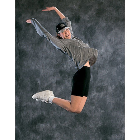 Studio Dynamics Classic Series 12' x 12' Muslin Background, Gothic Gray.
