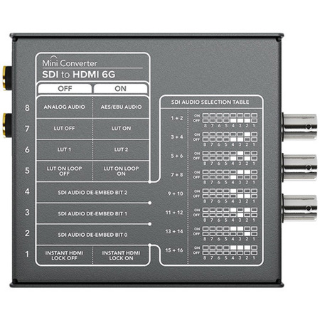 Blackmagic Design SDI to HDMI 6G Mini Converter CONVMBSH4K6G