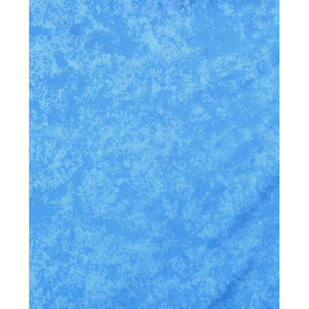 Studio Dynamics Impressions Series 12' x 24' Muslin Background, Caesar Blue.