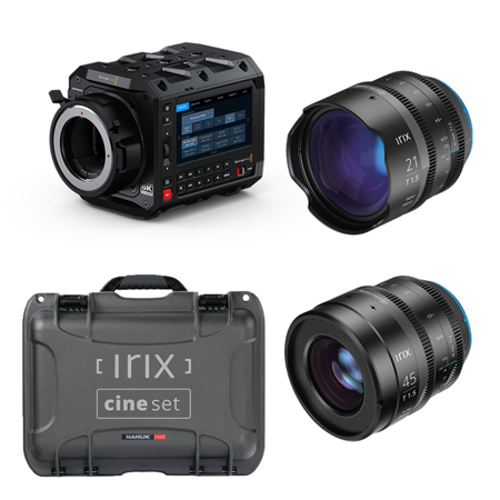 Blackmagic Design PYXIS 6K Cine Camera Kit w/21mm, 45mm T1.5 Cine Lens, Canon EF