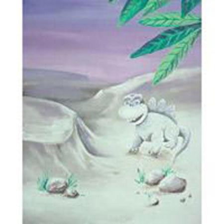 Studio Dynamics General Scenic Series 10x10' Muslin Background, Dino Dinosaur.