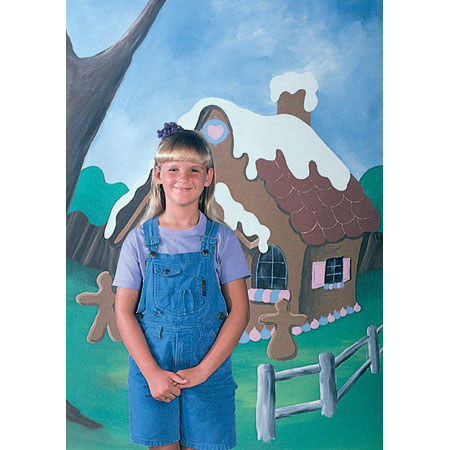 Studio Dynamics General Scenic Series 10' x 10' Muslin Background, Gingerbread.