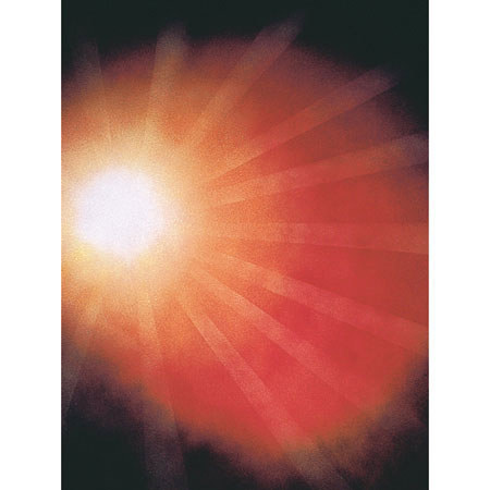 Studio Dynamics General Scenic Series 10' x 10' Muslin Background, Sunburst.