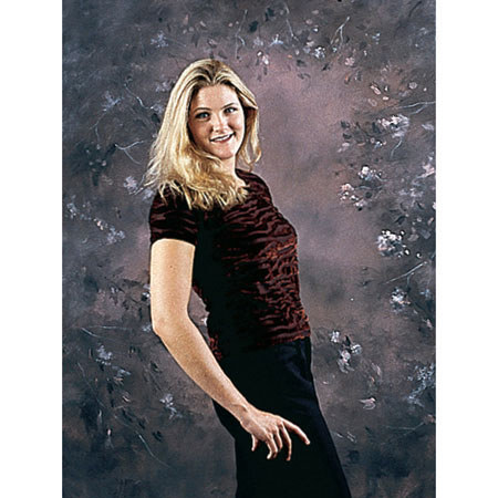 Studio Dynamics General Scenic Series 10x10' Muslin Background, Tuscan Floral.