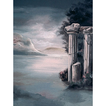 Studio Dynamics General Scenic Series 10' x 20' Muslin Background, Athens.