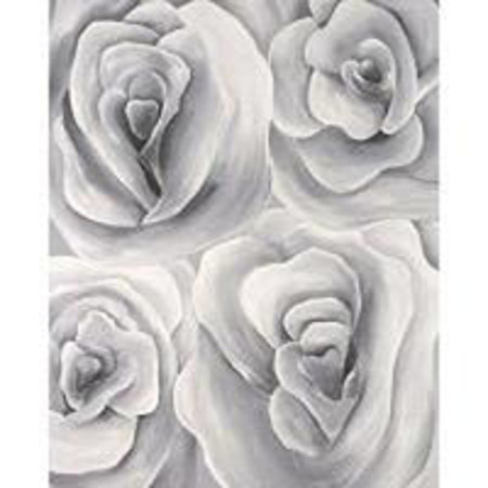 Studio Dynamics General Scenic Series for Gels, 12x24' Muslin Background, 4 Roses.
