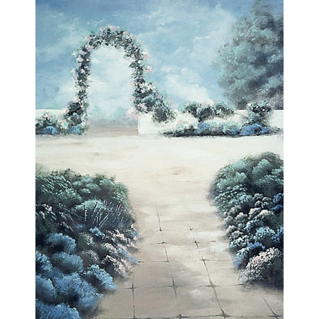 Studio Dynamics General Scenic Series 12' x 24' Muslin Background, Arcadian.