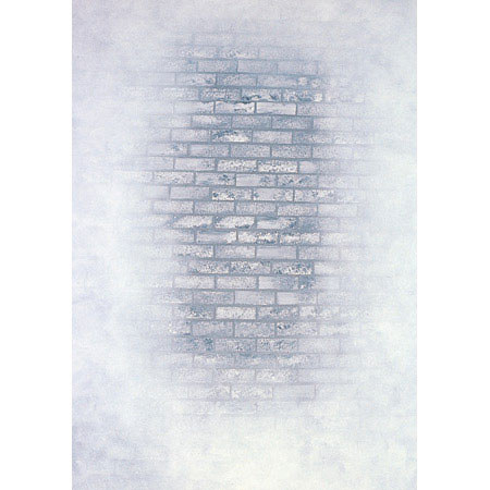 Studio Dynamics General Scenic Series 12' x 24' Muslin Background, Gray Brick.