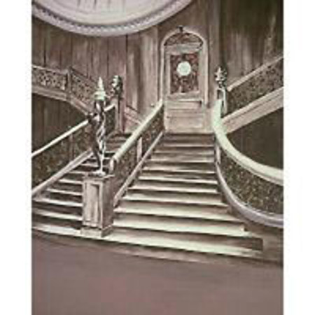 Studio Dynamics General Scenic Series 12x24' Muslin Background, Grand Staircase.