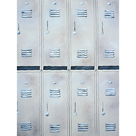 Studio Dynamics Sports Scenic Series 12' x 24' Muslin Background, Locker.