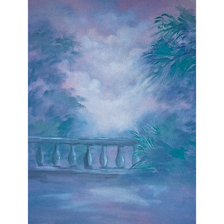Studio Dynamics General Scenic Series 12' x 24' Muslin Background, Ondine.