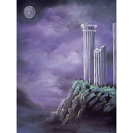 Studio Dynamics General Scenic Series 12' x 24' Muslin Background, Sparta.