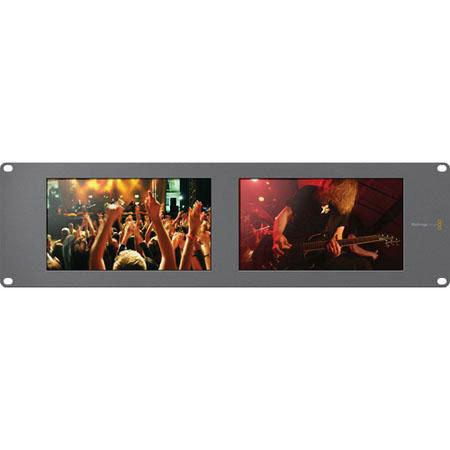Blackmagic Design Smartview Duo Rackmountable Dual 8" LCD Monitors, 800x480