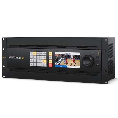 Blackmagic Design Videohub 12G Router, 80 Inputs and 80 Outputs