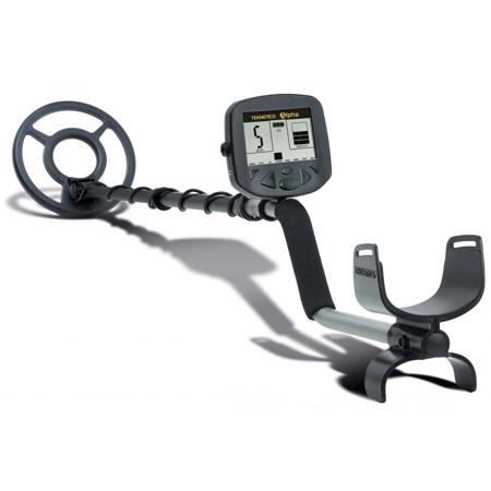 Teknetics Alpha 2000 Metal Detector, 8" Waterproof Concentric Coil, VLF 7.69 kHz