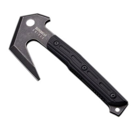 BucknBear Mini Survival Hatchet Knife with 3" Fixed Blade and G10 Black Handle