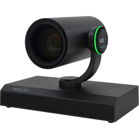 Bolin Technology N6-420X 4K UHD NDI|HX3 HDMI/USB-C/IP 20x PTZ Camera, Dark Gray