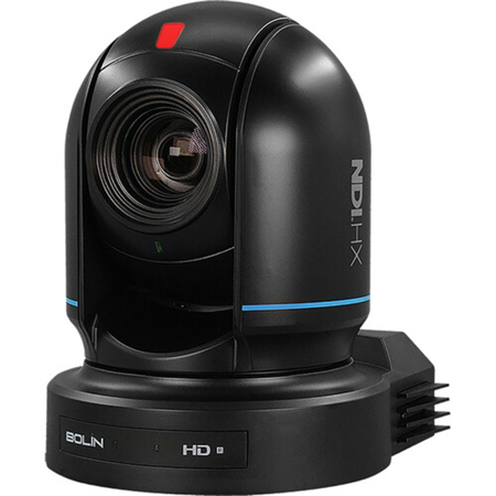Bolin Technology N7-220X FHD NDI|HX3 HDMI/3G-SDI/USB/IP 20x PTZ Camera, Black