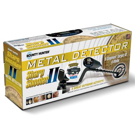 Bounty Hunter Sharp Shooter II Metal Detector with Complete Pro Kit, 8" Coil