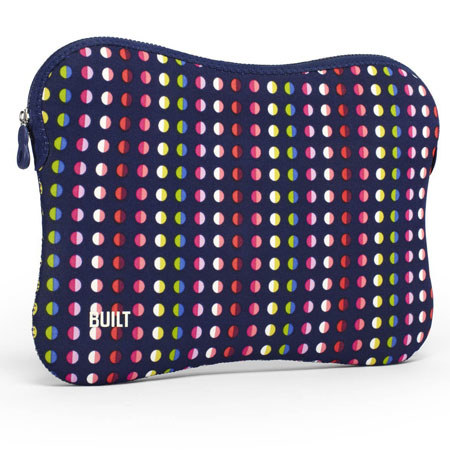 Built Neoprene Sleeve for 13" MacBook Pro, Dot No. 9/Deep Pink