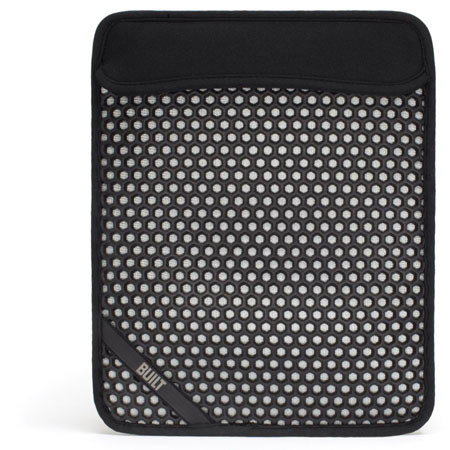 Built Neoprene Slim Sleeve for all iPads - Black with Silver Interior