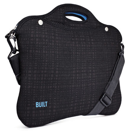Built Neoprene 15in MacBook Portfolio Case,GraphiteGrid