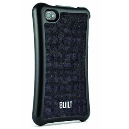 Built Ergonomic Hard Case for iPhone 4/4S, Graphite Grid