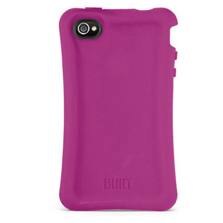 Built Ergonomic Soft Smartphone Case,iPhone 4,Raspberry